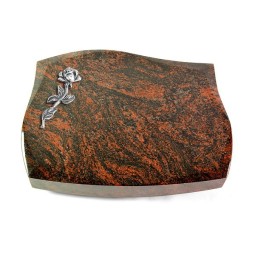 Grabstein Galaxie/Aruba Rose 7 (Alu)