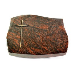 Grabstein Galaxie/Aruba Kreuz 2 (Bronze)