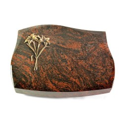 Grabstein Galaxie/Aruba Lilie (Bronze)