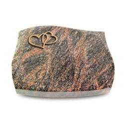 Grabstein Galaxie/Himalaya Herzen (Bronze)