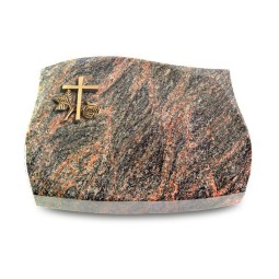 Grabstein Galaxie/Himalaya Kreuz 1 (Bronze)