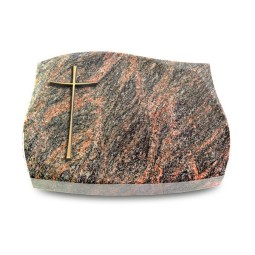 Grabstein Galaxie/Himalaya Kreuz 2 (Bronze)