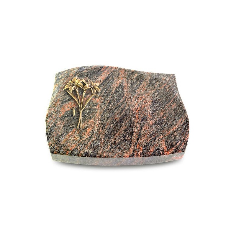 Grabstein Galaxie/Himalaya Lilie (Bronze)
