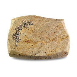 Grabstein Galaxie/Kashmir Efeu (Bronze)