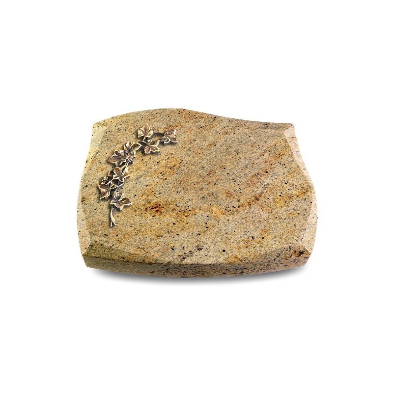 Grabstein Galaxie/Kashmir Efeu (Bronze)