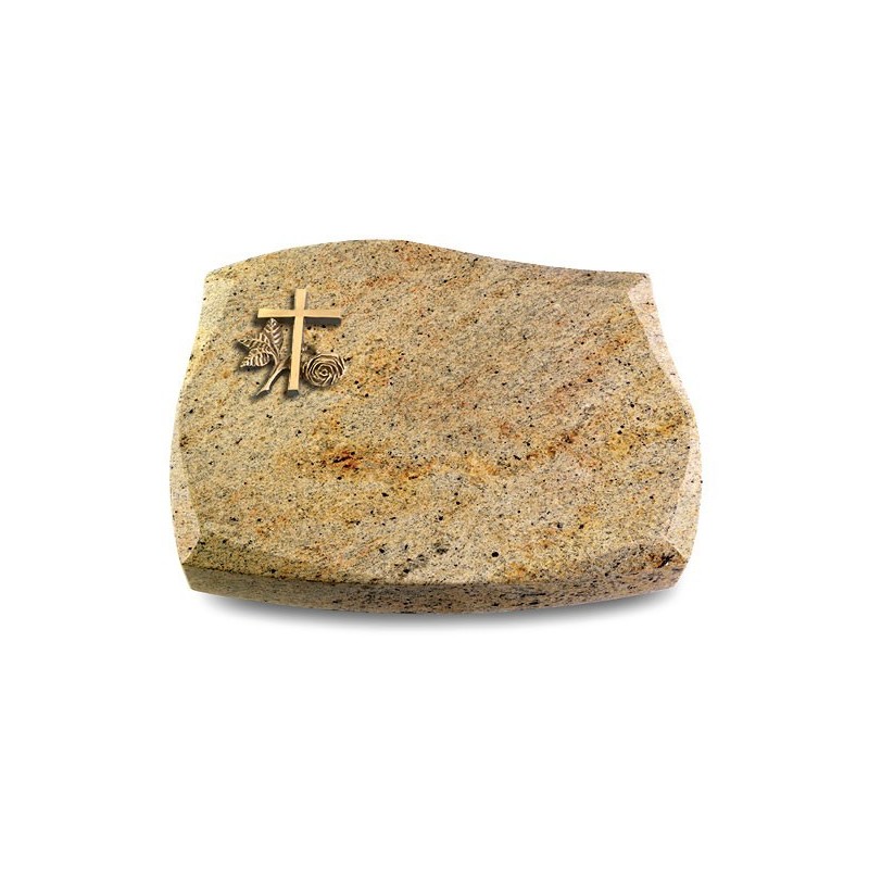 Grabstein Galaxie/Kashmir Kreuz 1 (Bronze)