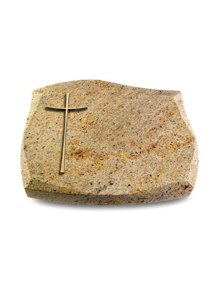 Grabstein Galaxie/Kashmir Kreuz 2 (Bronze)