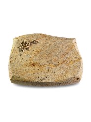 Grabstein Galaxie/Kashmir Rose 1 (Bronze)