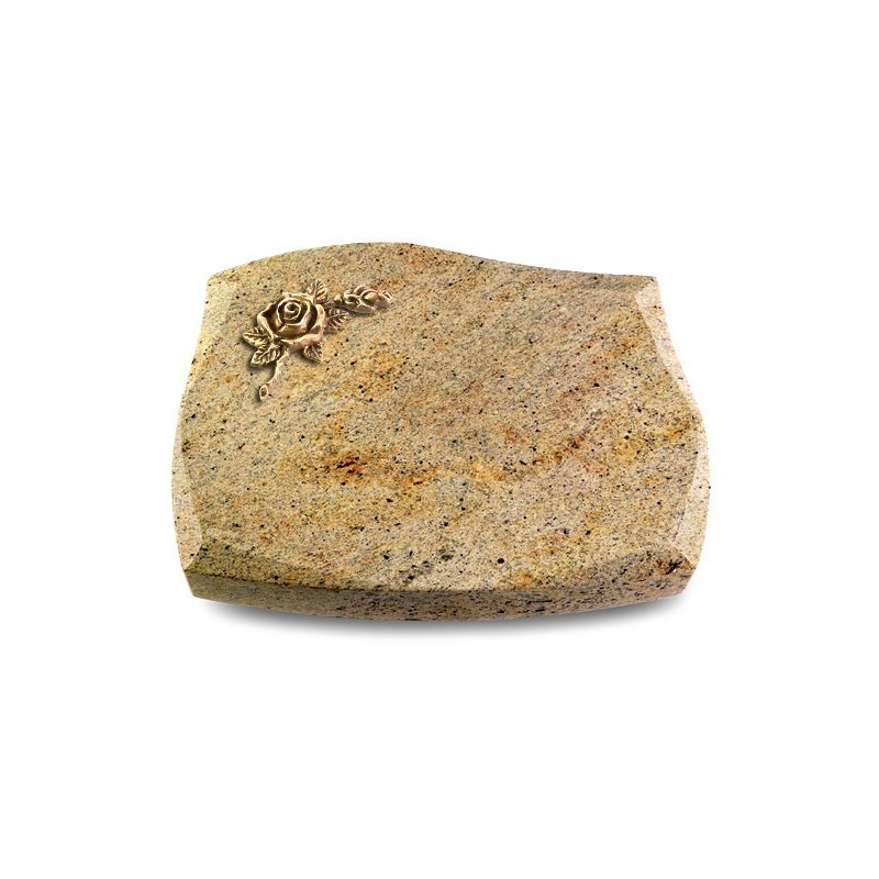 Grabstein Galaxie/Kashmir Rose 1 (Bronze)