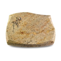 Grabstein Galaxie/Kashmir Rose 2 (Bronze)