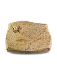 Grabstein Galaxie/Kashmir Rose 3 (Bronze)