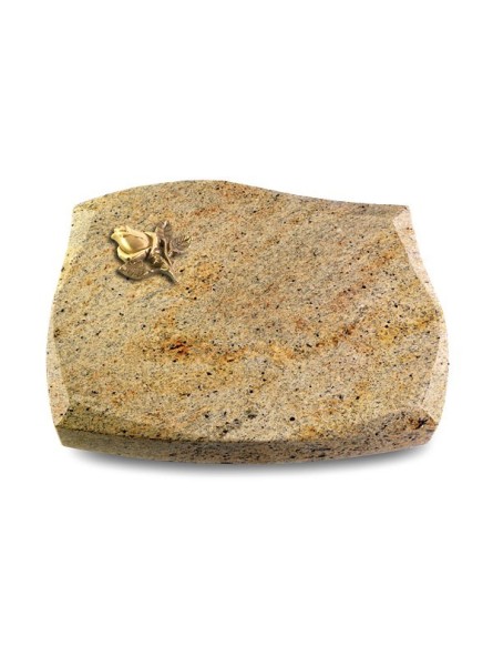 Grabstein Galaxie/Kashmir Rose 3 (Bronze)