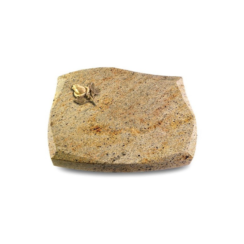 Grabstein Galaxie/Kashmir Rose 3 (Bronze)