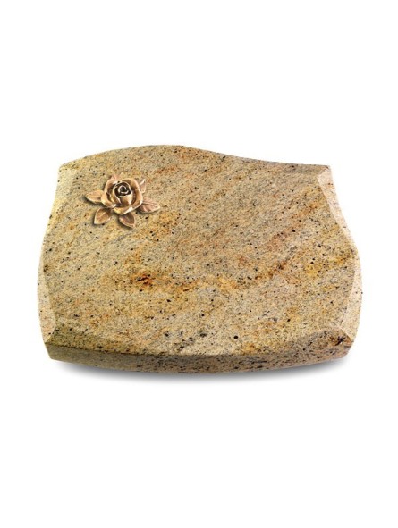 Grabstein Galaxie/Kashmir Rose 4 (Bronze)