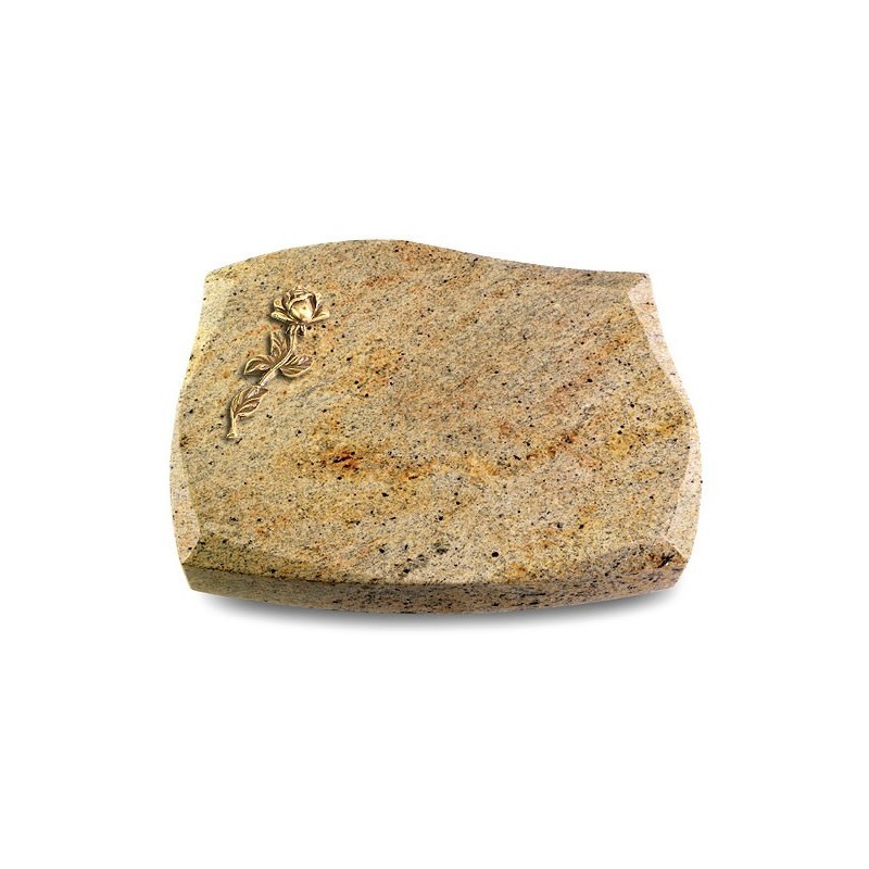 Grabstein Galaxie/Kashmir Rose 7 (Bronze)
