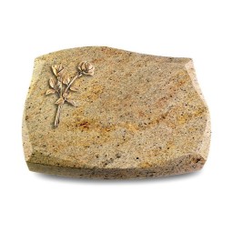 Grabstein Galaxie/Kashmir Rose 10 (Bronze)