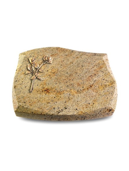 Grabstein Galaxie/Kashmir Rose 10 (Bronze)