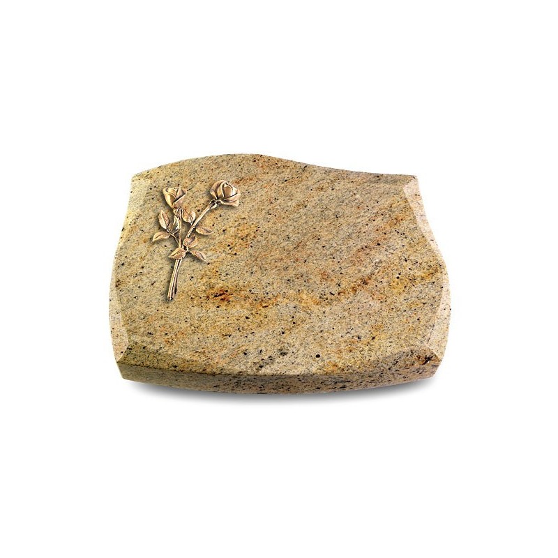 Grabstein Galaxie/Kashmir Rose 10 (Bronze)