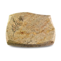 Grabstein Galaxie/Kashmir Rose 13 (Bronze)