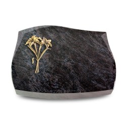 Grabstein Galaxie/Orion Lilie (Bronze)