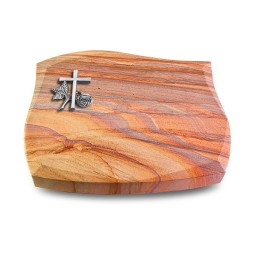 Grabstein Galaxie/Rainbow Kreuz 1 (Alu)