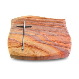 Grabstein Galaxie/Rainbow Kreuz 2 (Alu)