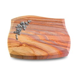 Grabstein Galaxie/Rainbow Rose 5 (Alu)