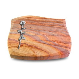 Grabstein Galaxie/Rainbow Rose 12 (Alu)