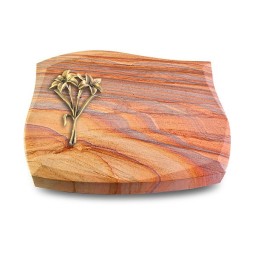 Grabstein Galaxie/Rainbow Lilie (Bronze)