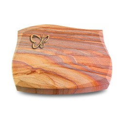 Grabstein Galaxie/Rainbow Papillon (Bronze)