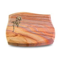 Grabstein Galaxie/Rainbow Rose 2 (Bronze)