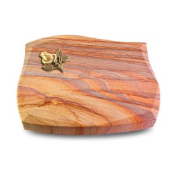 Grabstein Galaxie/Rainbow Rose 3 (Bronze)