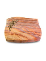Grabstein Galaxie/Rainbow Rose 5 (Bronze)