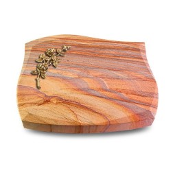 Grabstein Galaxie/Rainbow Rose 5 (Bronze)