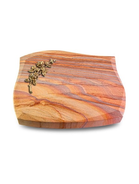 Grabstein Galaxie/Rainbow Rose 5 (Bronze)
