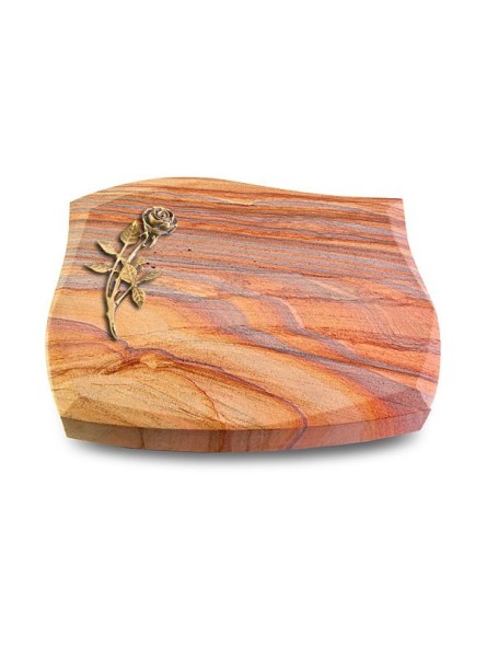 Grabstein Galaxie/Rainbow Rose 6 (Bronze)