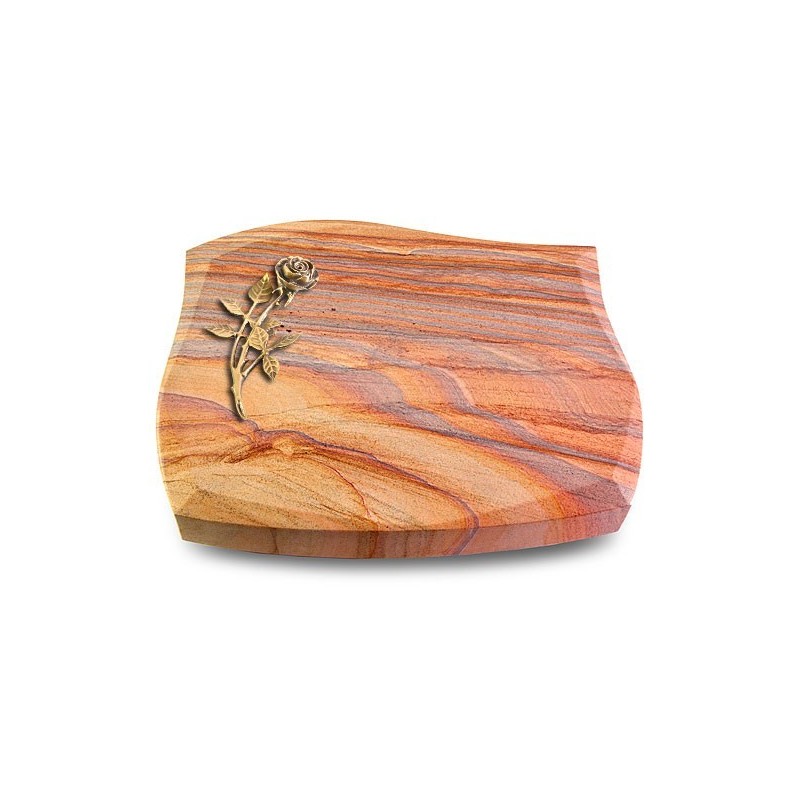 Grabstein Galaxie/Rainbow Rose 6 (Bronze)