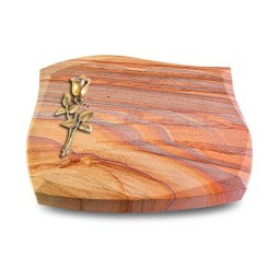 Grabstein Galaxie/Rainbow Rose 8 (Bronze)