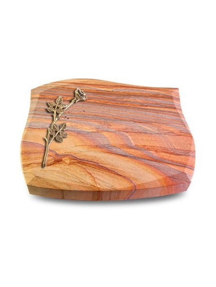 Grabstein Galaxie/Rainbow Rose 9 (Bronze)