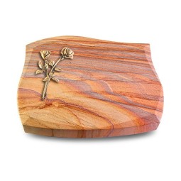 Grabstein Galaxie/Rainbow Rose 10 (Bronze)