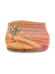 Grabstein Galaxie/Rainbow Rose 11 (Bronze)