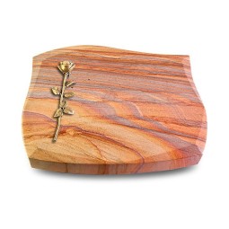 Grabstein Galaxie/Rainbow Rose 12 (Bronze)