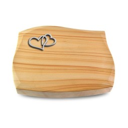 Grabstein Galaxie/Woodland Herzen (Alu)