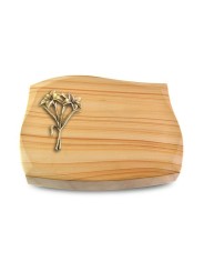 Grabstein Galaxie/Woodland Lilie (Bronze)