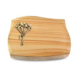 Grabstein Galaxie/Woodland Lilie (Bronze)