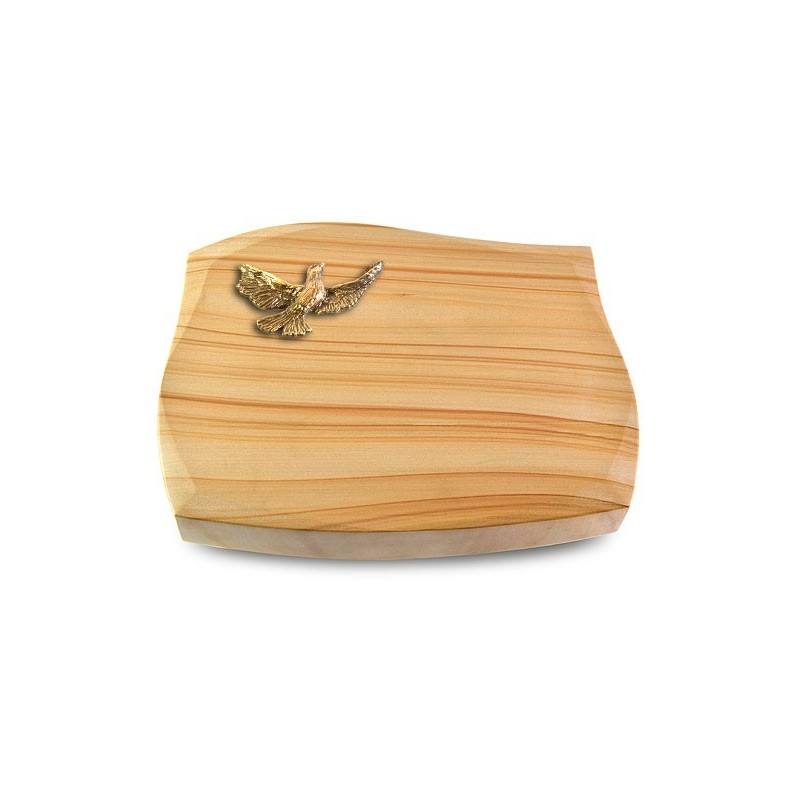 Grabstein Galaxie/Woodland Taube (Bronze)