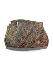 Grabstein Liberty/Himalaya Kreuz/Ähren (Alu)