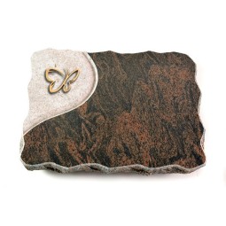 Grabplatte Barap Folio Papillon (Bronze)