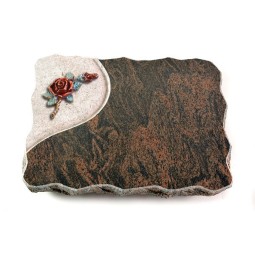 Grabplatte Barap Folio Rose 1 (Color)