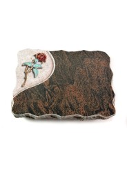 Grabplatte Barap Folio Rose 2 (Color)